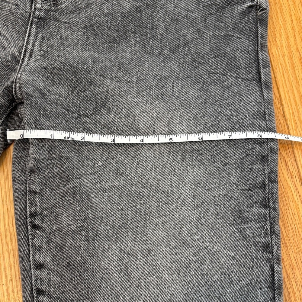 Kensie Charcoal Denim Jeans. Raw Hem. SZ 8 - Picture 12 of 12